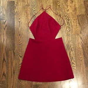 Red Cutout Dress